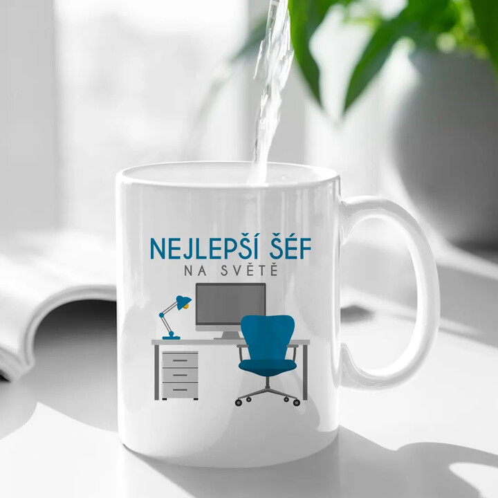 Nejlepší šéf na světě - hrnek s potiskem
