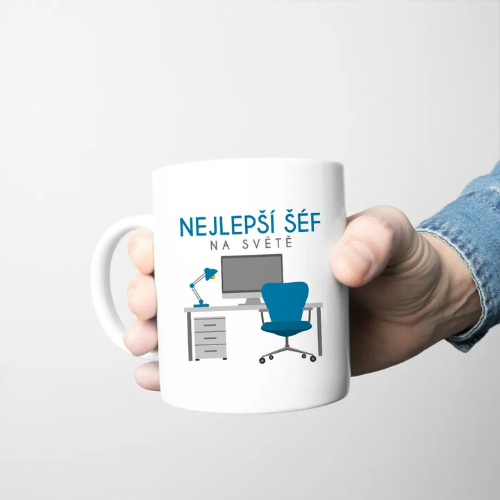 Nejlepší šéf na světě - hrnek s potiskem