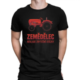 Zemědělec neklade zbytečné otázky - pánské tričko s potiskem