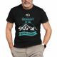 Můj důchodový plán: horská turistika - pánské tričko s potiskem