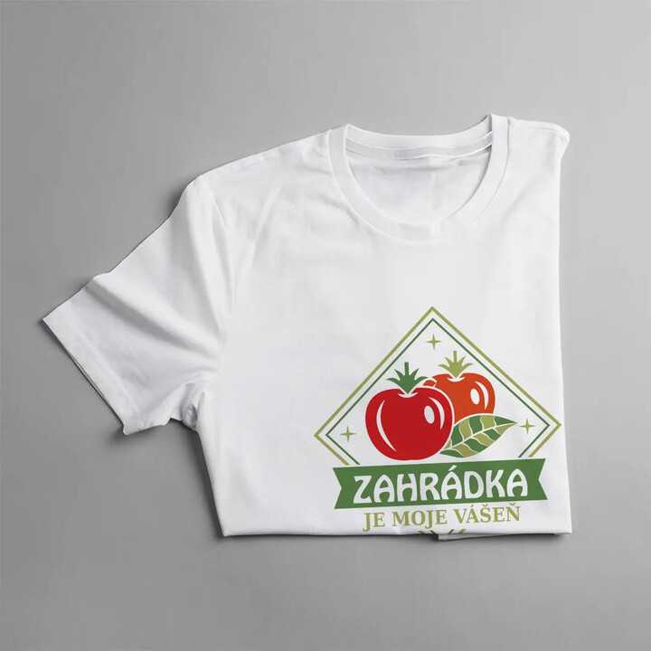 Zahrádka je moje vášeň - pánské tričko s potiskem
