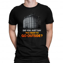Did you just say you want to go outside? - pánské tričko s motivem seriálu Silo