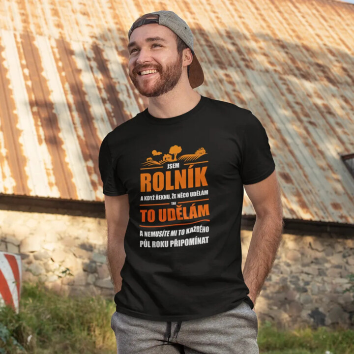 Jsem rolník - pánské tričko s potiskem