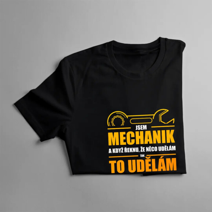 Jsem mechanik - pánské tričko s potiskem