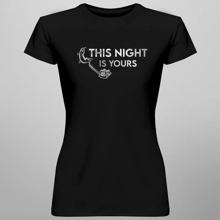 This night is yours - dámské tričko s motivem seriálu Noční agent