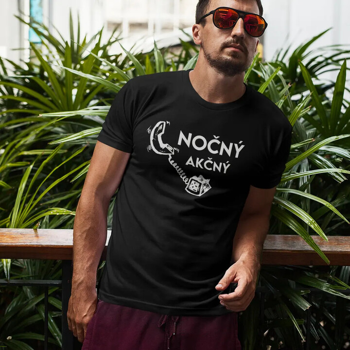 nočný akčný - pánské tričko s motivem seriálu Noční agent