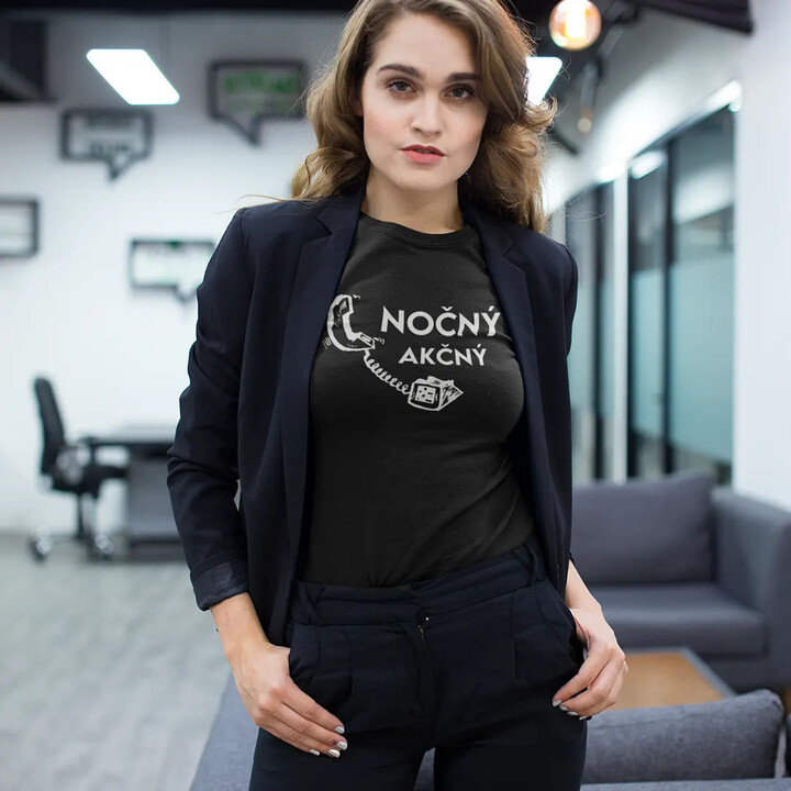nočný akčný - dámské tričko s motivem seriálu Noční agent
