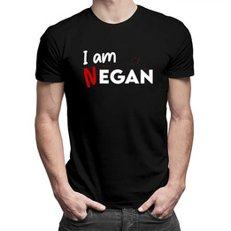 I am negan - pánské tričko s motivem seriálu The Walking Dead