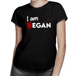 I am negan - dámské tričko s motivem seriálu The Walking Dead