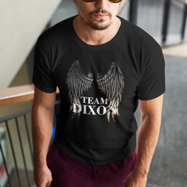 Team Dixon - pánské tričko s motivem seriálu The Walking Dead