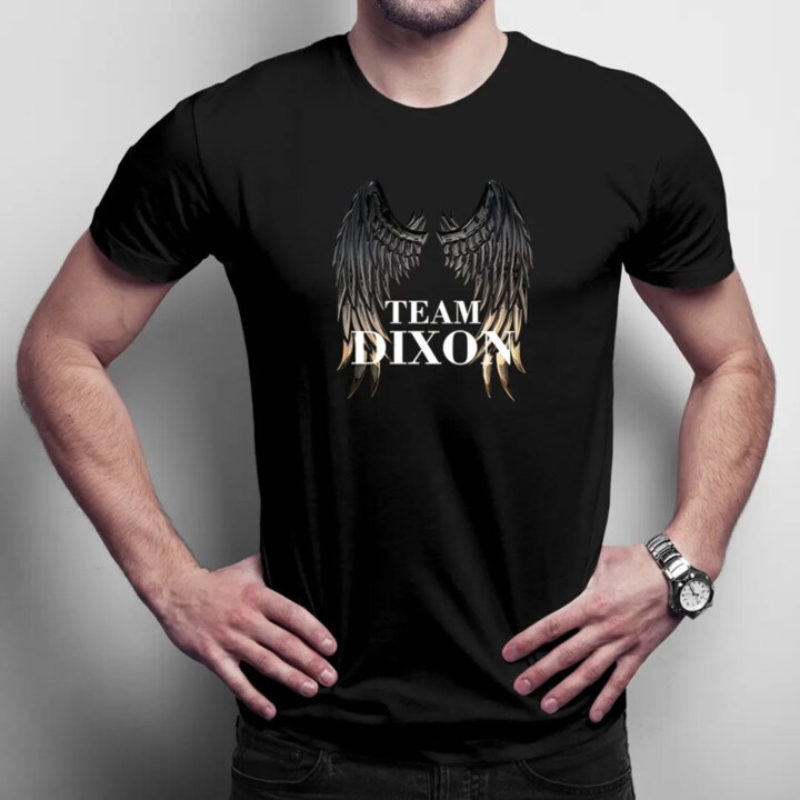 Team Dixon - pánské tričko s motivem seriálu The Walking Dead