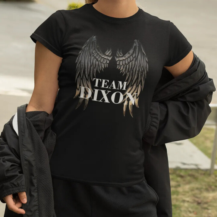 Team Dixon - dámské tričko s motivem seriálu The Walking Dead
