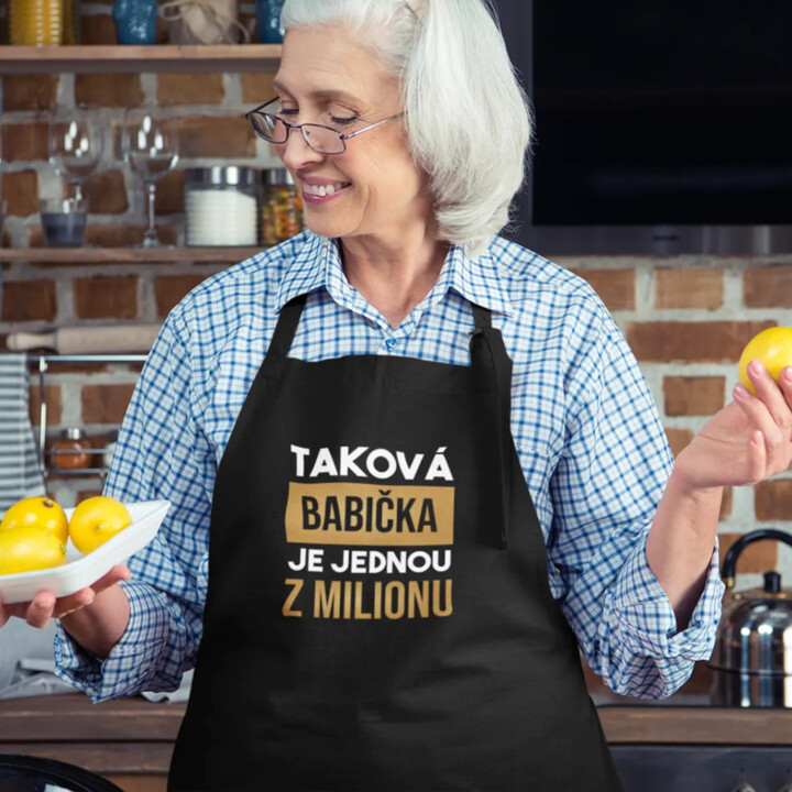 Taková babička je jednou z milionu - zástěra