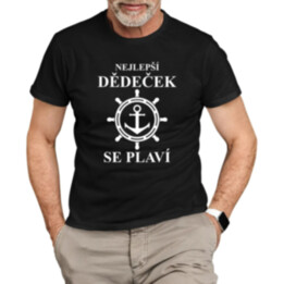 Nejlepší dědeček se plaví - pánské tričko s potiskem
