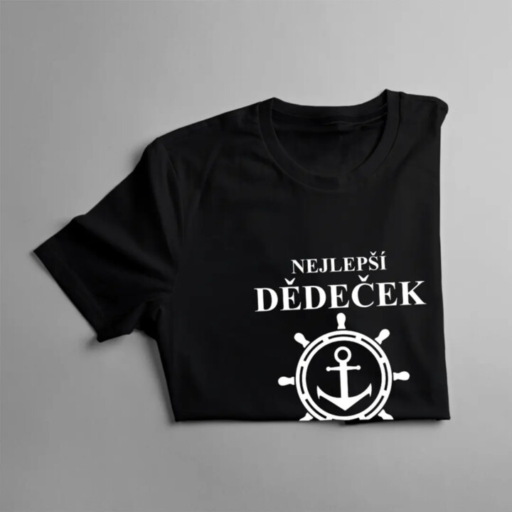 Nejlepší dědeček se plaví - pánské tričko s potiskem