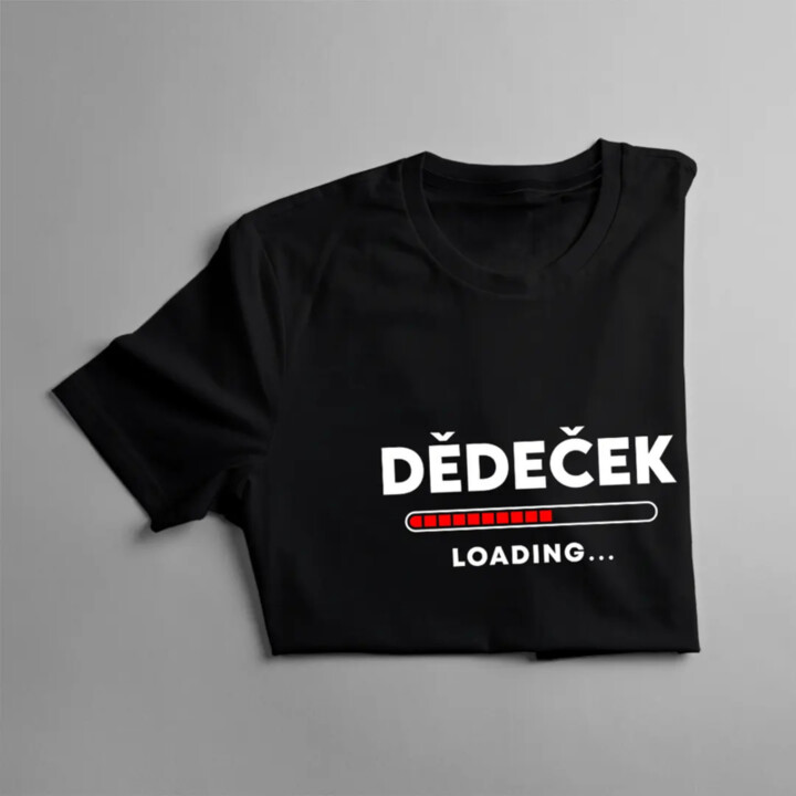 Dědeček loading... - pánské tričko s potiskem