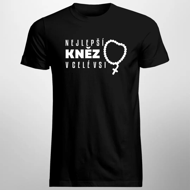 Nejlepší kněz v celé vsi - pánské tričko s potiskem
