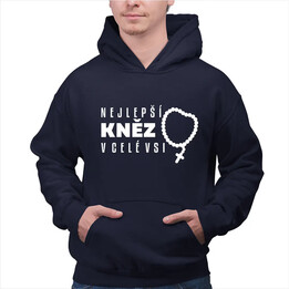 Nejlepší kněz v celé vsi - pánská mikina s potiskem