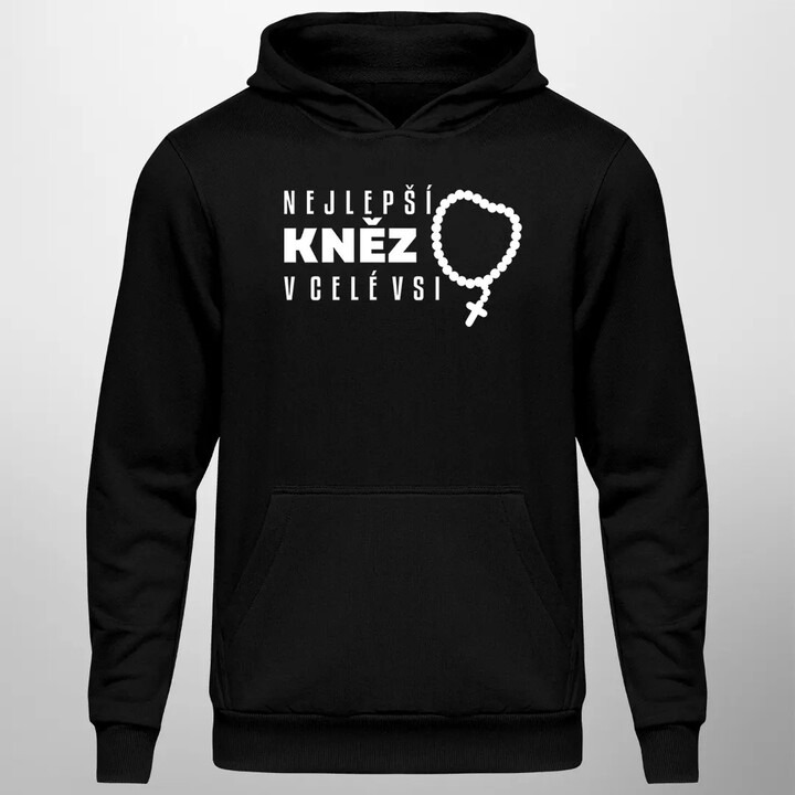 Nejlepší kněz v celé vsi - pánská mikina s potiskem