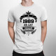 1989 Narození legendy 35 let - pánské tričko s potiskem