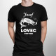Lovec potvor (jméno) - pánské tričko s potiskem - personalizovaný produkt