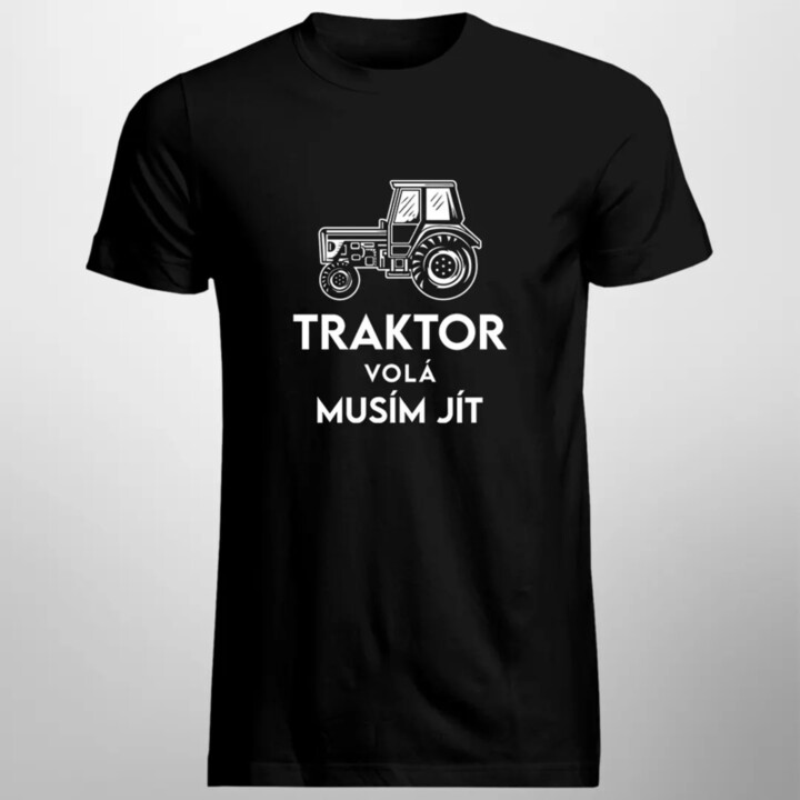 Traktor volá - pánské tričko s potiskem
