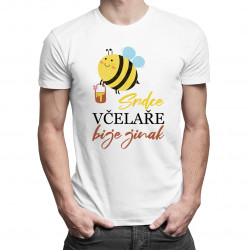 Srdce včelaře bije jinak - pánské tričko s potiskem