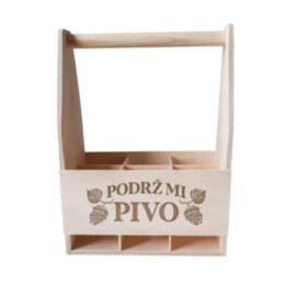 Podrž mi pivo - přepravka s gravírováním