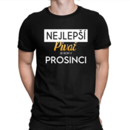 Nejlepší pivař se rodí v prosinci - pánské tričko s potiskem