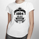 1984 Narození legendy 40 let - dámské tričko s potiskem