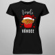 Veselé Vánoce - muffin - dámské tričko s potiskem