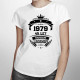 1979 Narození legendy 45 let - dámské tričko s potiskem