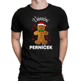 Vánoční perníček - pánské tričko s potiskem