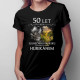 1974 - 50 let života slunečního paprsku v kombinaci s malým hurikánem - dámské tričko s potiskem