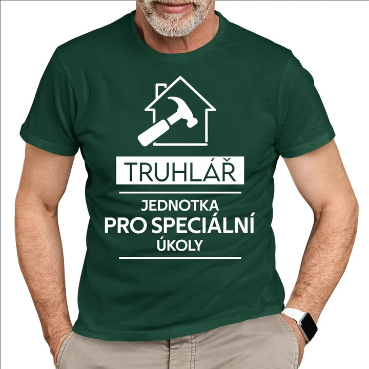 Truhlář - jednotka pro speciální úkoly - pánské tričko s potiskem