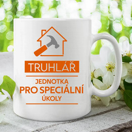 Truhlář - jednotka pro speciální úkoly - hrnek s potiskem