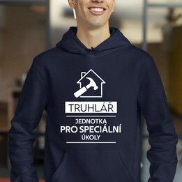 Truhlář - jednotka pro speciální úkoly - pánská mikina s potiskem