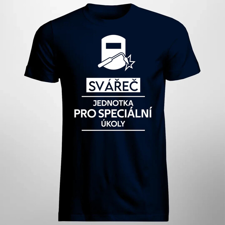 Svářeč - jednotka pro speciální úkoly - pánské tričko s potiskem