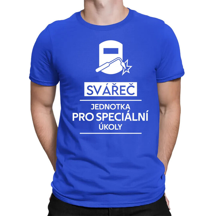 Svářeč - jednotka pro speciální úkoly - pánské tričko s potiskem