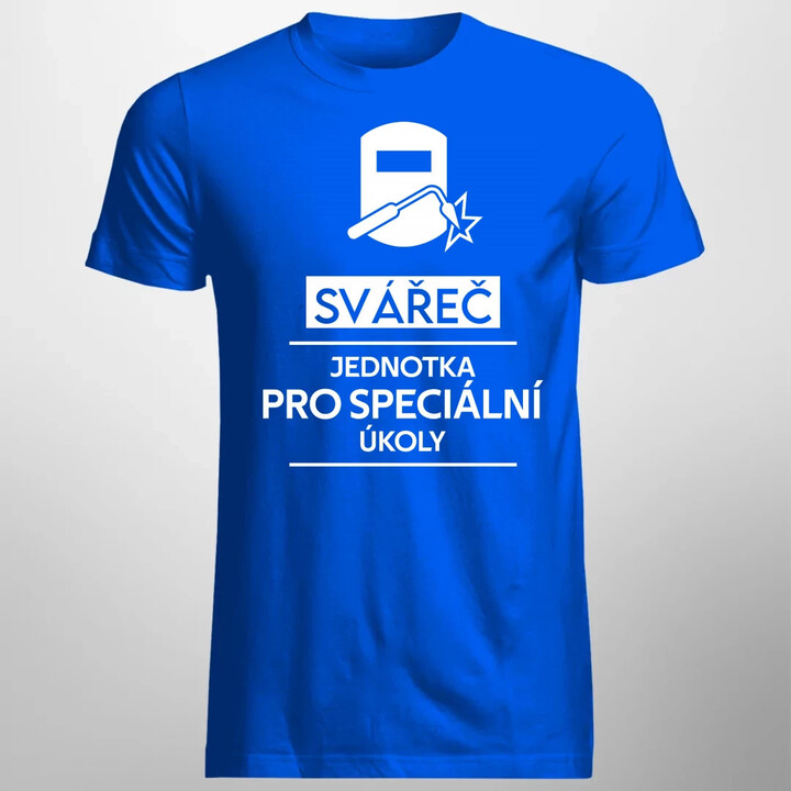 Svářeč - jednotka pro speciální úkoly - pánské tričko s potiskem