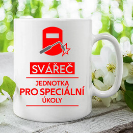 Svářeč - jednotka pro speciální úkoly - hrnek s potiskem