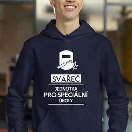 Svářeč - jednotka pro speciální úkoly - pánská mikina s potiskem