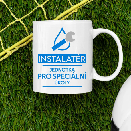 Instalatér - jednotka pro speciální úkoly - hrnek s potiskem