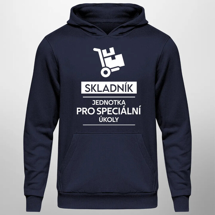 Skladník - jednotka pro speciální úkoly - pánská mikina s potiskem