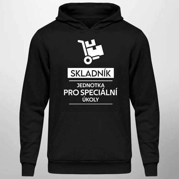 Skladník - jednotka pro speciální úkoly - pánská mikina s potiskem