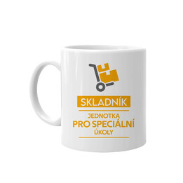 Skladník - jednotka pro speciální úkoly - hrnek s potiskem