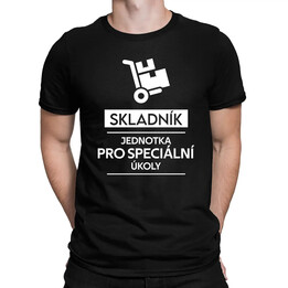 Skladník - jednotka pro speciální úkoly - pánské tričko s potiskem