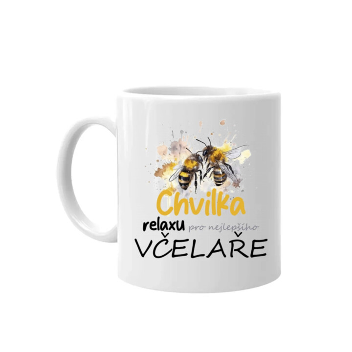Chvilka relaxu pro nejlepšího včelaře - hrnek s potiskem