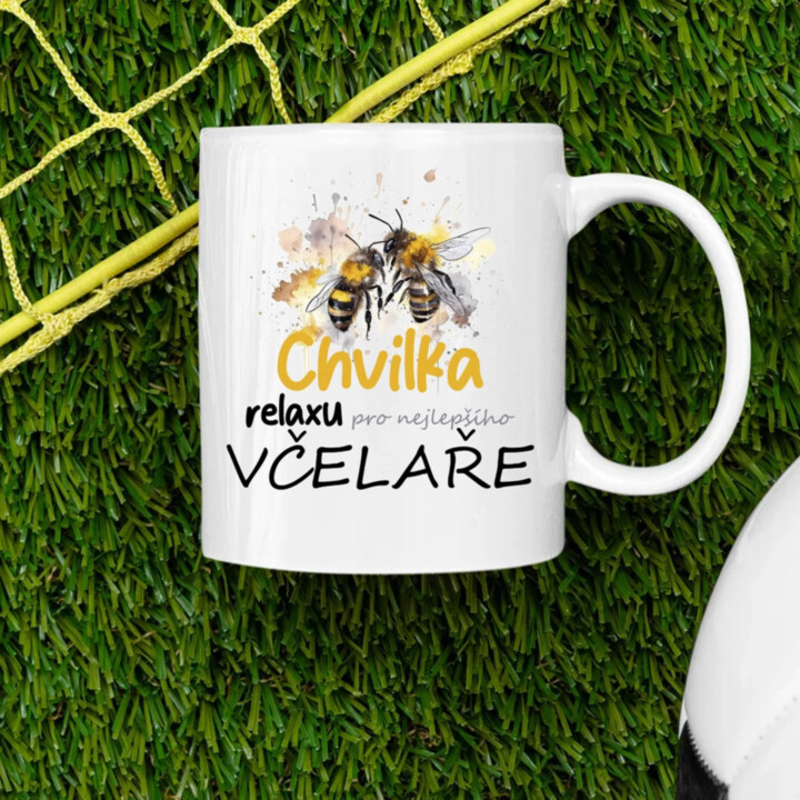 Chvilka relaxu pro nejlepšího včelaře - hrnek s potiskem