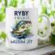 Ryby volají, musím jít - verze 3 - hrnek s potiskem